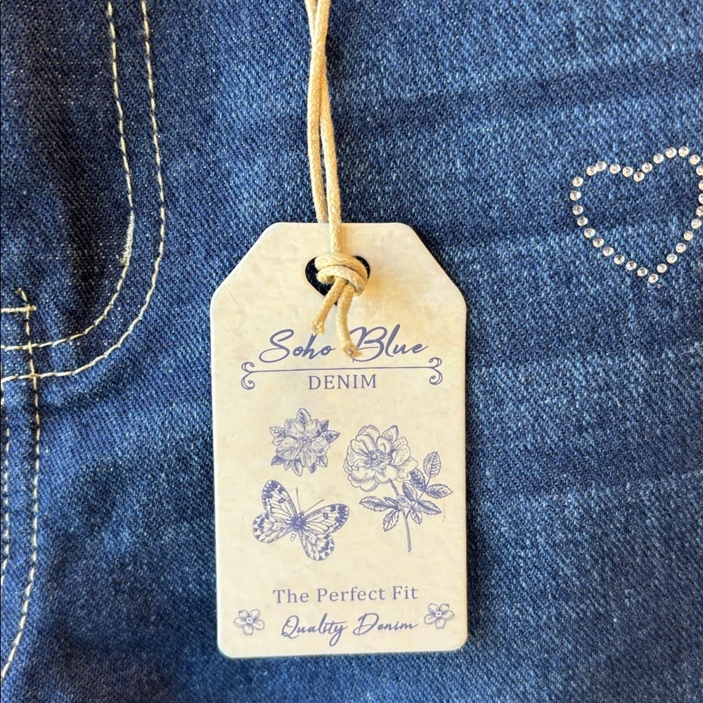 Soho Blue Denim Jeans - Picture 3 of 6